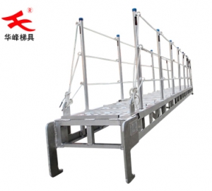 内蒙古大型码头梯子铝合金登船梯铝合金跳板梯子载重600KG